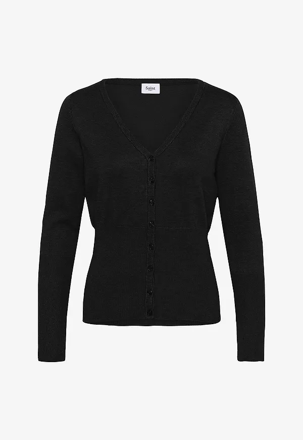 Saint Tropez - Cardigan MilaSZ Slim Cardigan - Svart