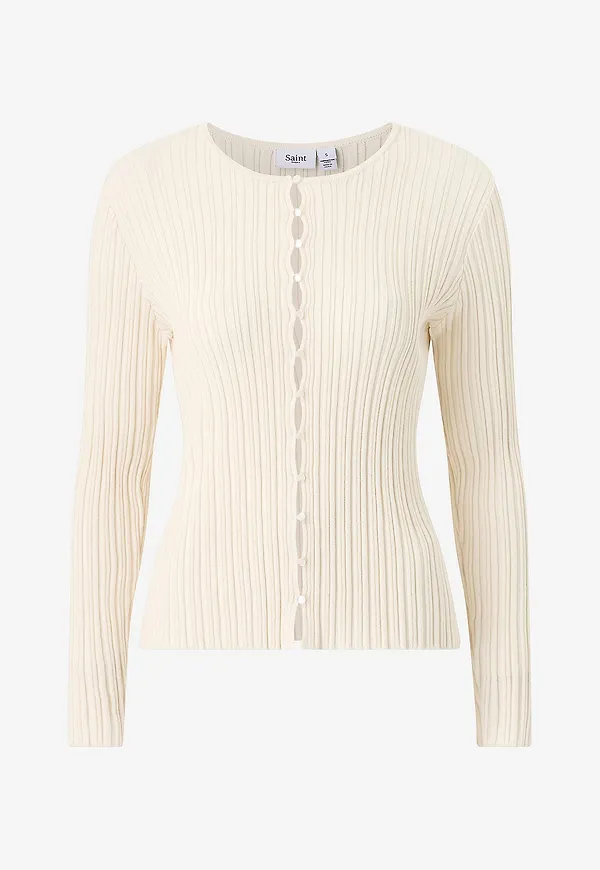 Saint Tropez - Cardigan SigridaSZ Cardigan - Vit