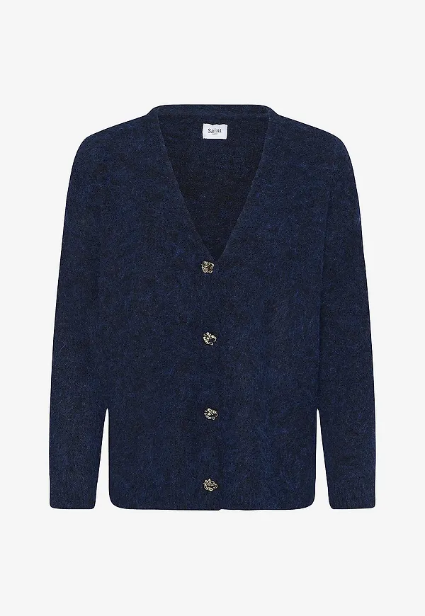 Saint Tropez - Cardigan TabanaSZ Long Cardigan - Blå