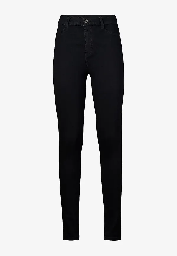 Saint Tropez - Jeans Stretchy Highwaist - Svart