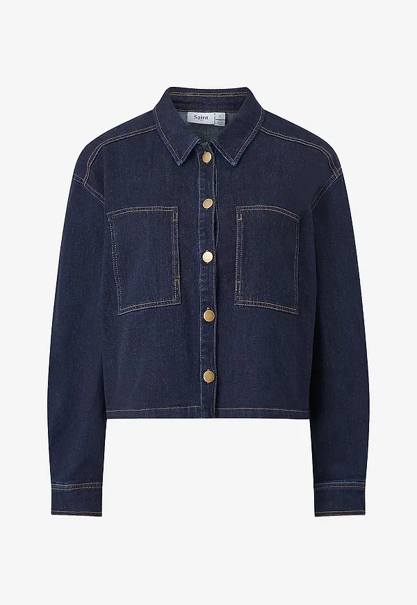 Saint Tropez - Jeansskjorta SambrinaSZ Shirt - Blå