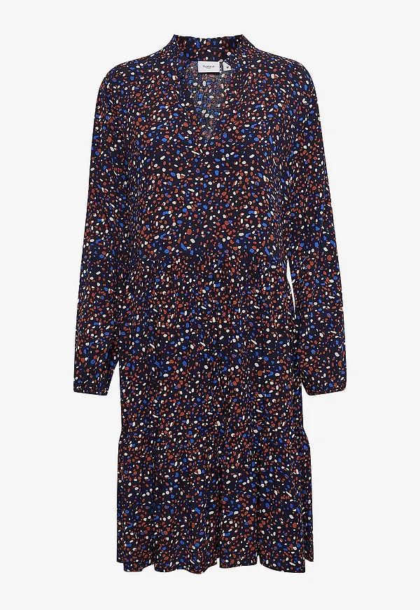 Saint Tropez - Klänning EdaSZ LS Dress - Blå