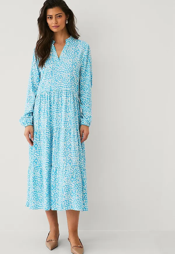 Saint Tropez - Klänning EdaSZ Maxi Dress - Blå