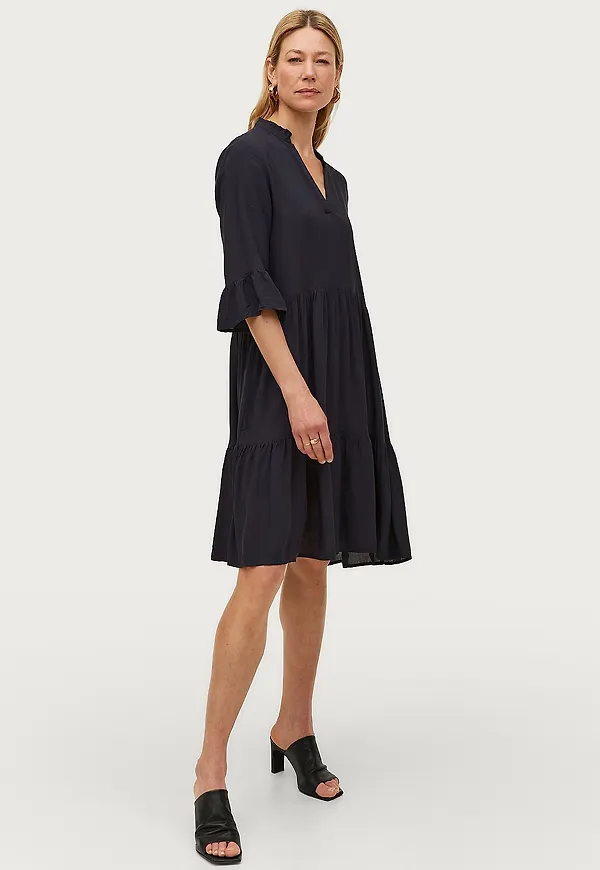 Saint Tropez - Klänning EdaSZ Solid Dress - Blå
