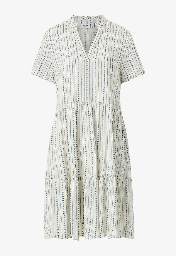 Saint Tropez - Klänning EdaSZ SS Dress - Vit – Ellos
