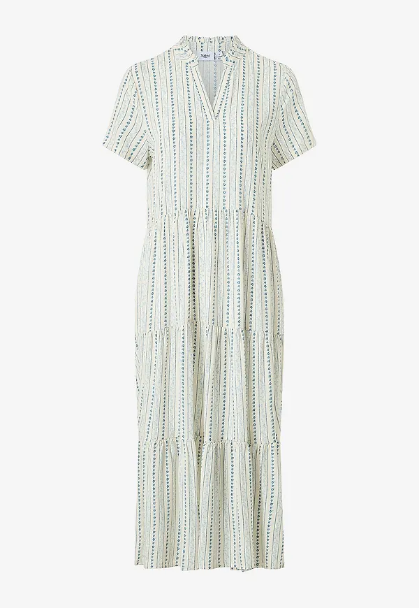 Saint Tropez - Klänning EdaSZ SS Maxi Dress - Vit – Ellos