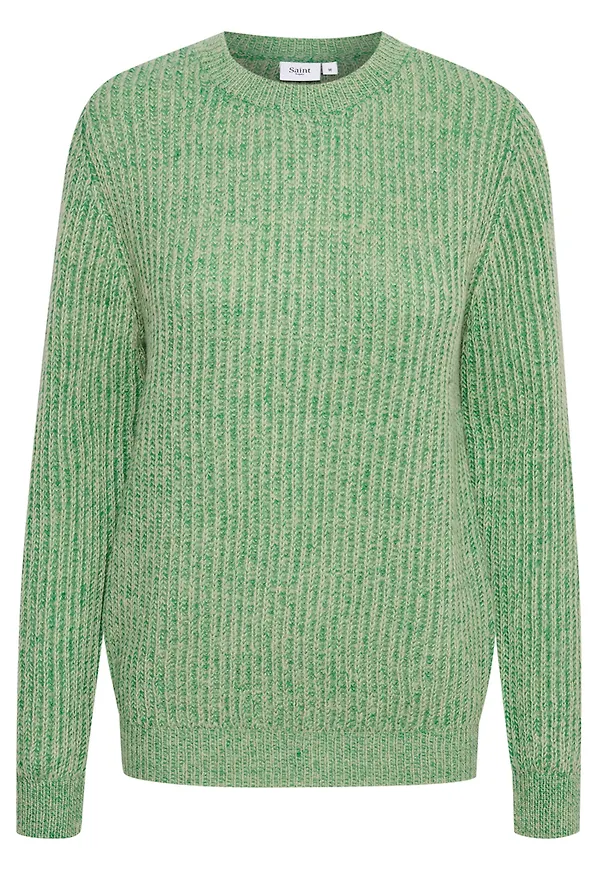 Saint Tropez Kristi pullover Grön, Dam