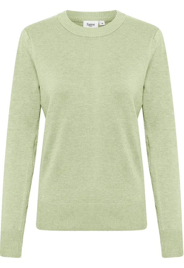 Saint Tropez Milasz sweater Grön, Dam