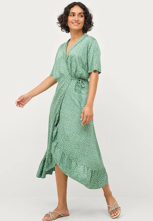 Saint Tropez - Omlottklänning VeitSZ Dress - Grön