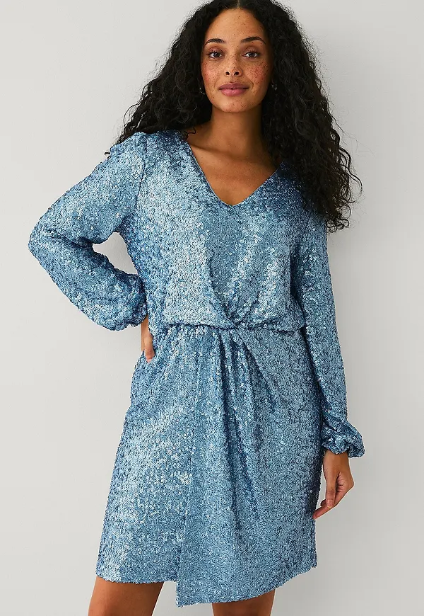 Saint Tropez - Paljettklänning JadaSZ Dress - Blå