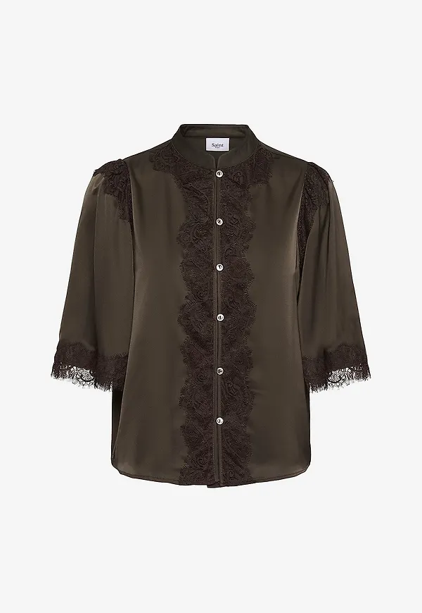 Saint Tropez - Skjorta TeaganSZ Shirt - Brun