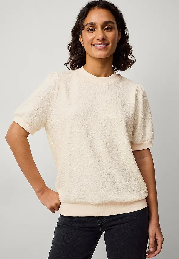 Saint Tropez - Sweatshirt Andysz SS Sweatshirt - Vit