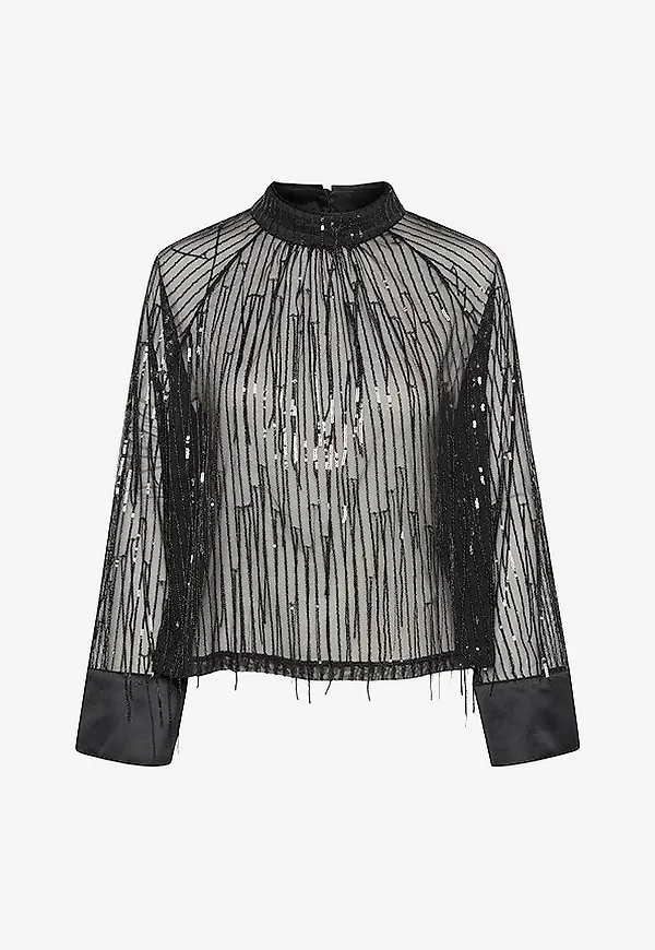 Saint Tropez - Topp HalemaSZ Blouse - Svart