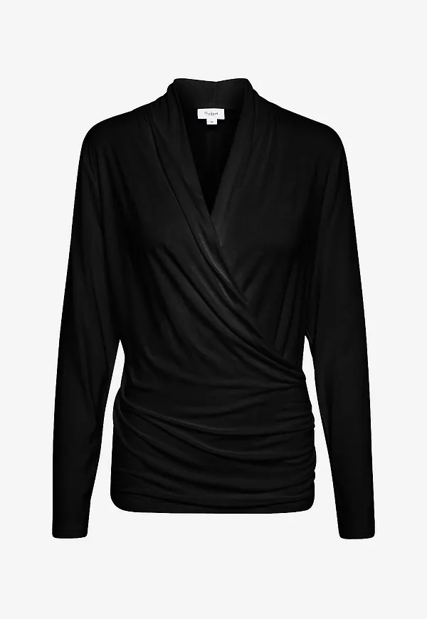 Saint Tropez - Topp ViggaSZ Wrap Blouse - Svart