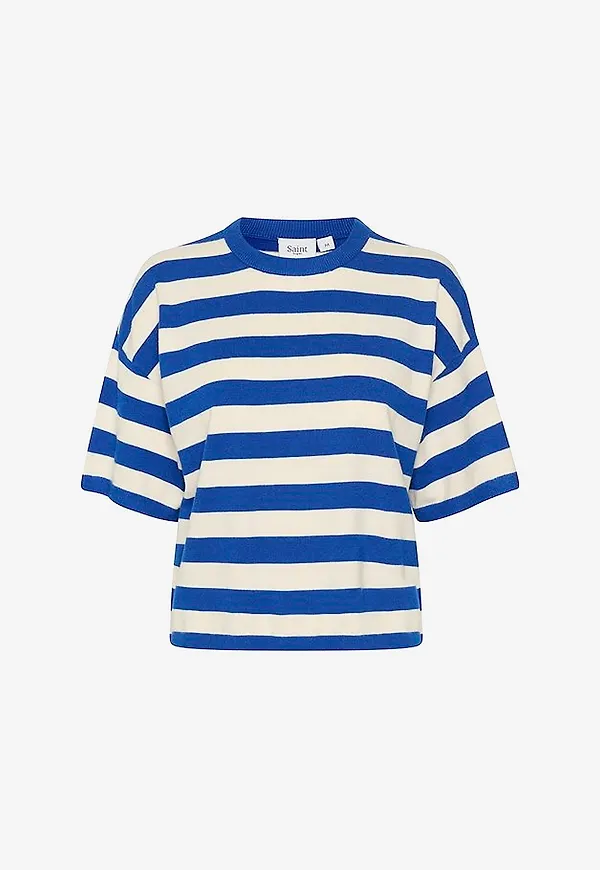 Saint Tropez - Tröja FikamSZ Striped Pullover - Blå