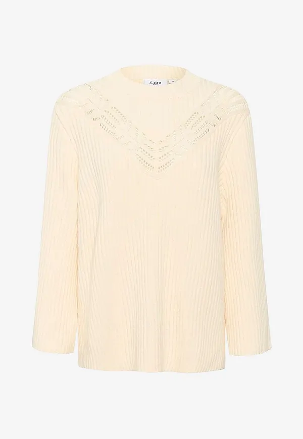 Saint Tropez - Tröja GilbertaSZ Pullover - Vit