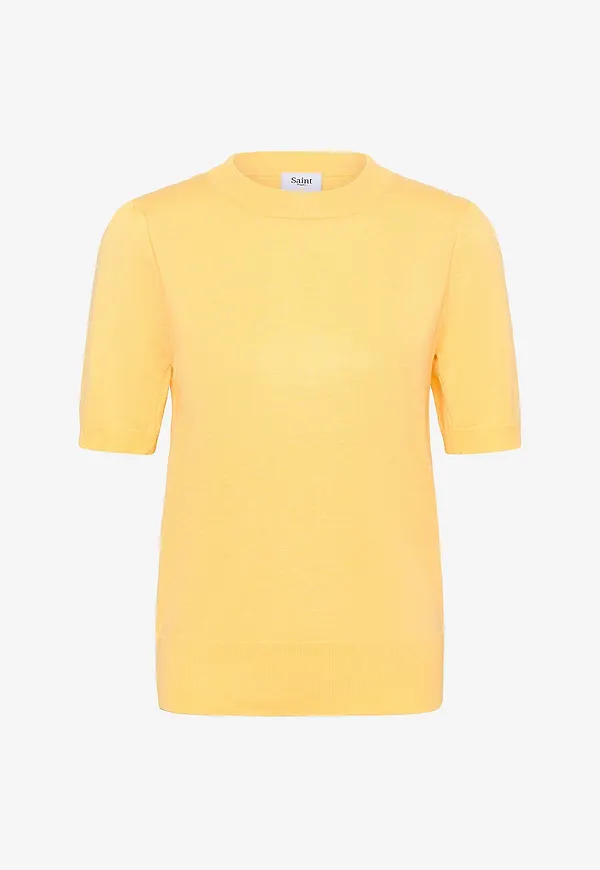 Saint Tropez - Tröja MilaSZ SS Pullover - Gul