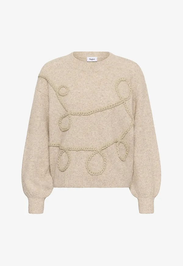 Saint Tropez - Tröja TitiaSZ Pullover - Vit