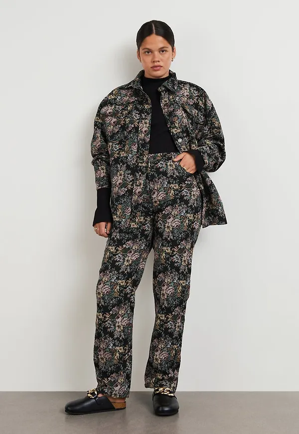 Sally jacquard trousers