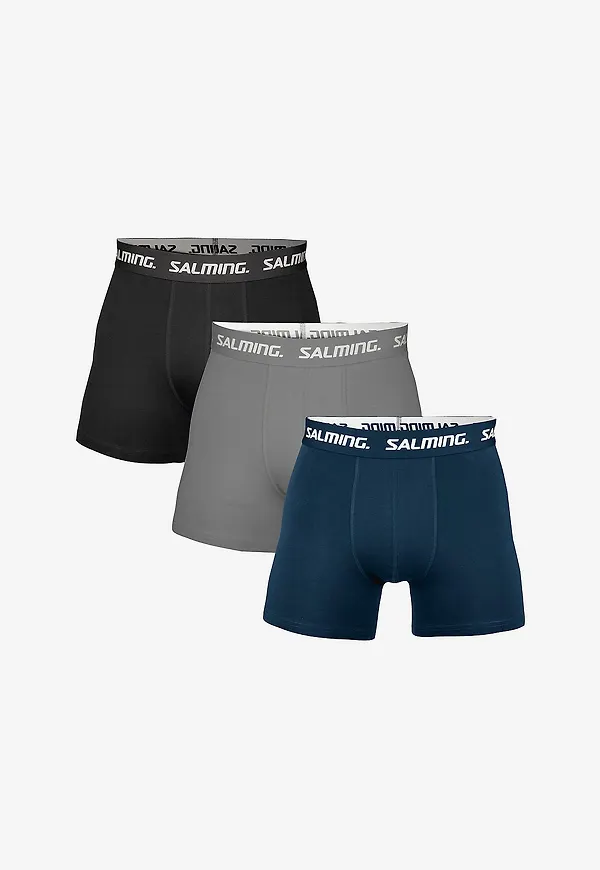 Salming - Boxerkalsong Cotton 3-pack - Flerfärgad