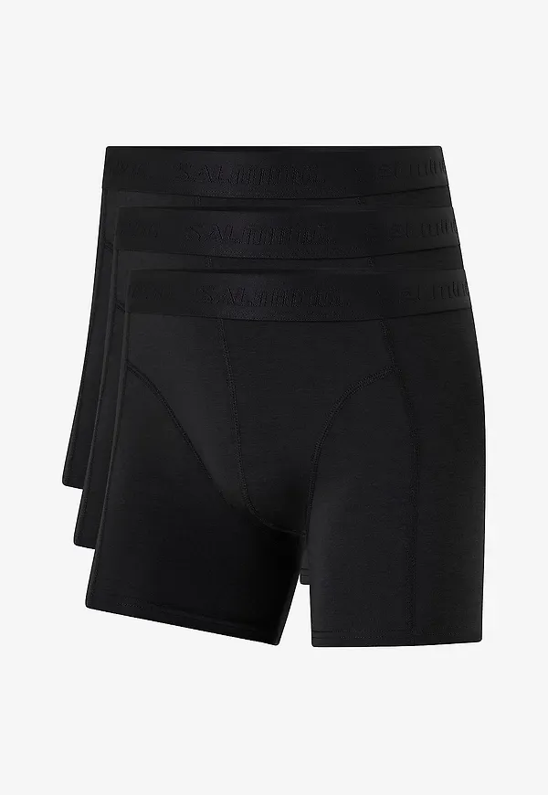Salming - Boxerkalsonger Bamboo 3-pack - Svart