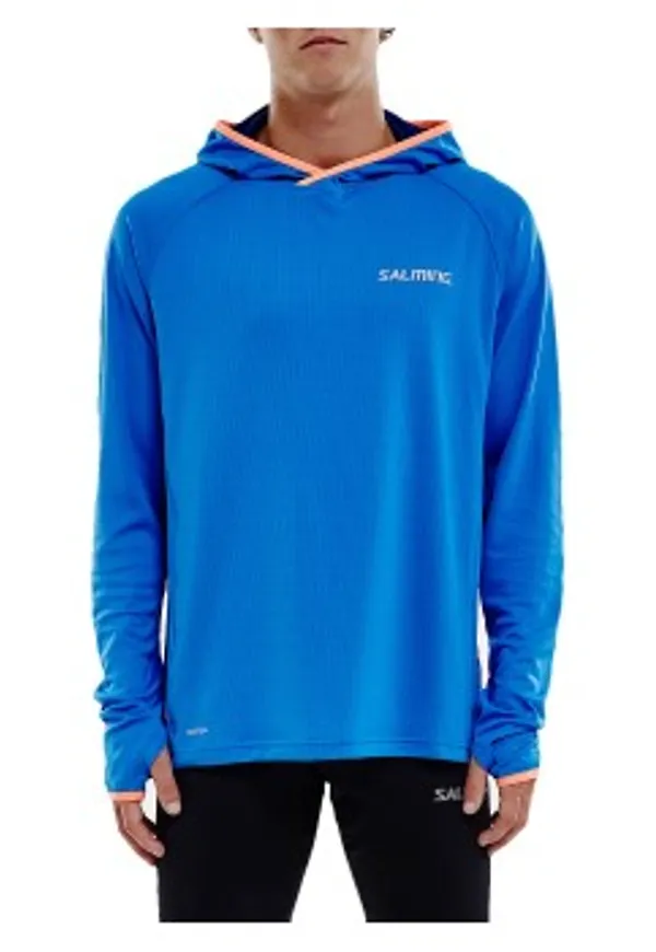 Salming Lightweight Hood Men Blå polyester X-Large Herr