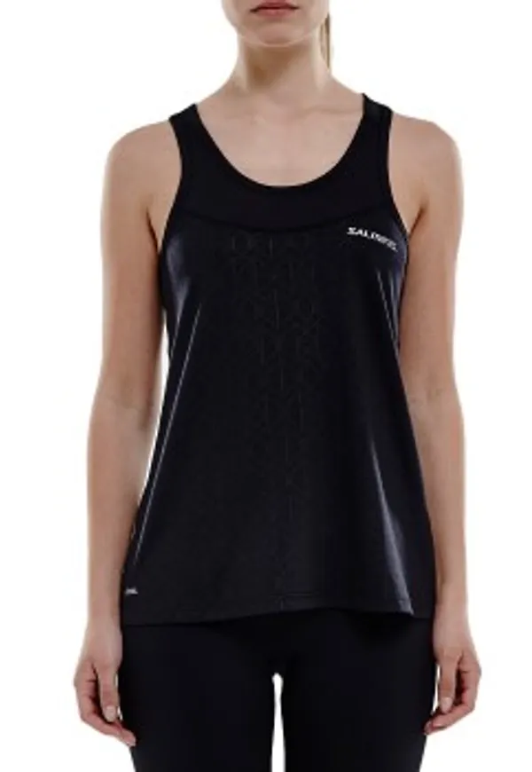 Salming Pure Tank Top Women Svart polyester Small Dam
