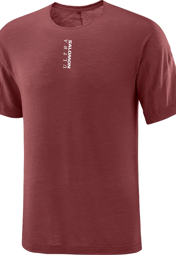 Salomon Men's Ultra SS Tee Syrah
