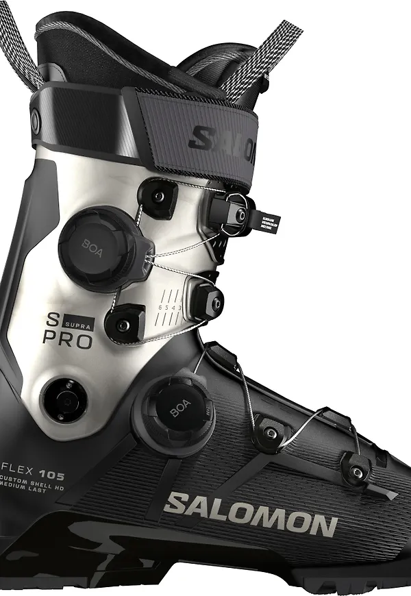 Salomon Women's S/Pro Supra Dual BOA 105 Black/Light Bronze Met./Black