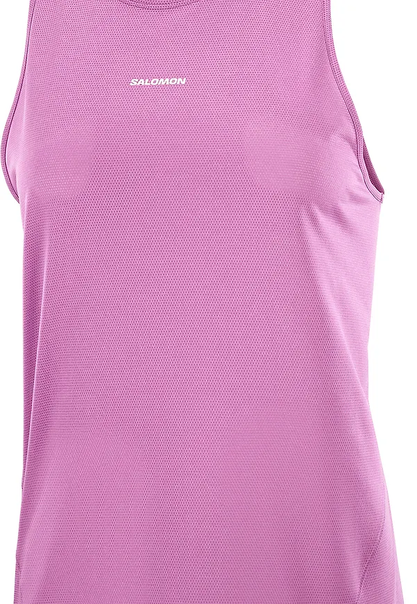 Salomon Women's Shkout Core Tank Iris Orchid