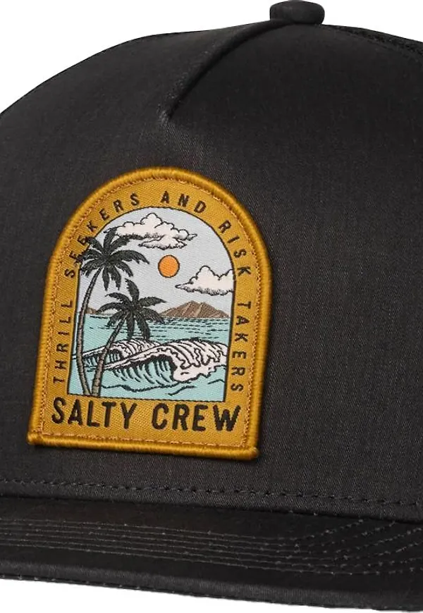 Salty Crew Archway Trucker Black