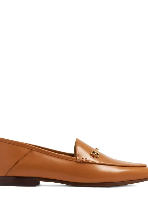 Sam Edelman Horsebit läderloafers - Brun