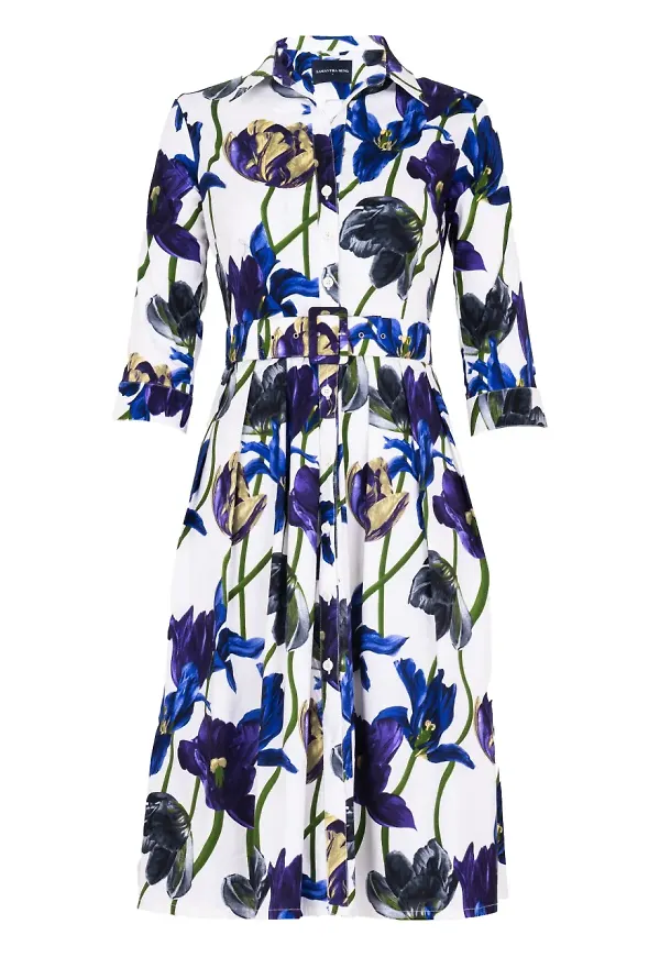 Samantha Sung Audrey klänning - Vit – Farfetch