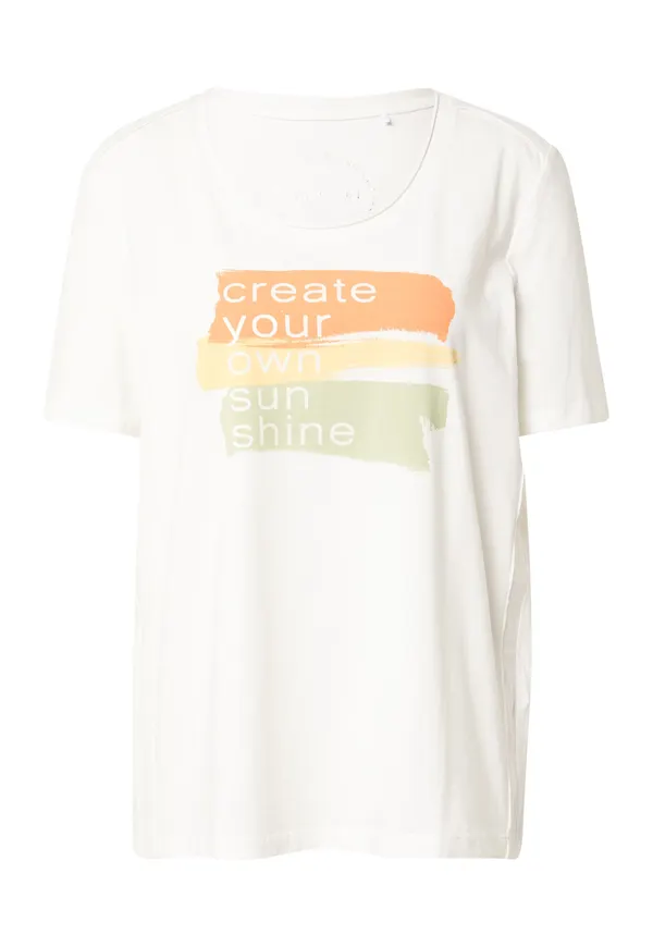 SAMOON T-shirt vass / orange / vit