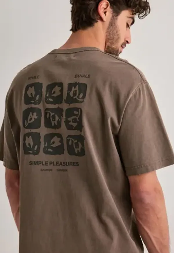 Samsøe Samsøe Sacohen T-shirt 15489 Kortärmade t-shirts Brun