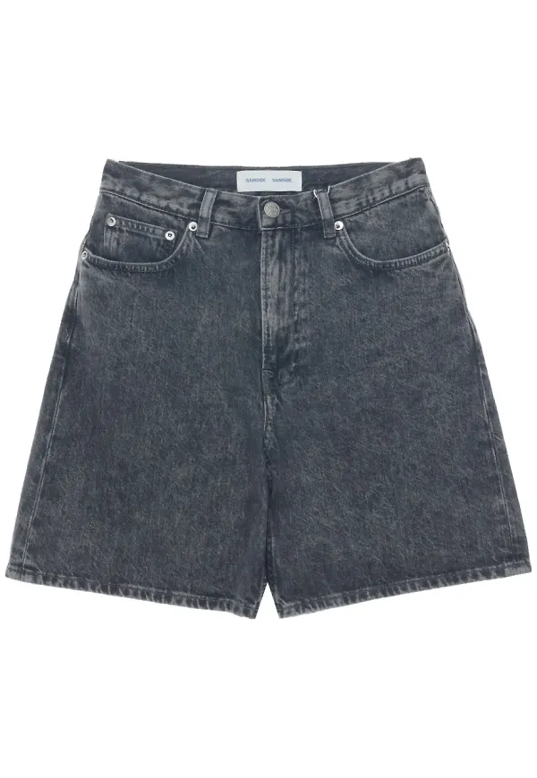 SAMSOE SAMSOE Sashelly jeansshorts - Grå