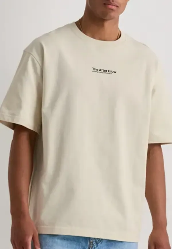 Samsøe Samsøe Sauni T-shirt 11725 T-shirts med tryck Beige