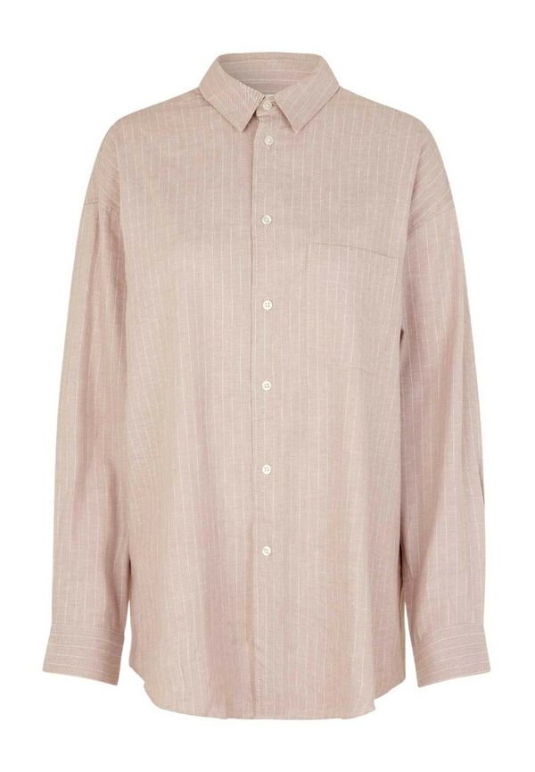 Samsøe Samsøe - Skjortor - Beige - Dam - Storlek: Xl,L,M,S,Xs
