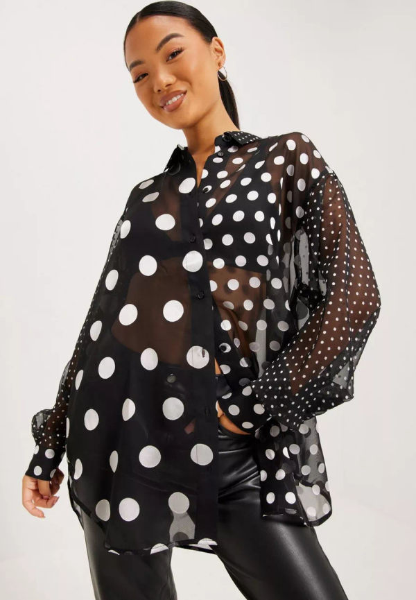 Samsøe Samsøe - Skjortor - Black - Alfrida Shirt Aop 14495 - Blusar & Skjortor - shirts