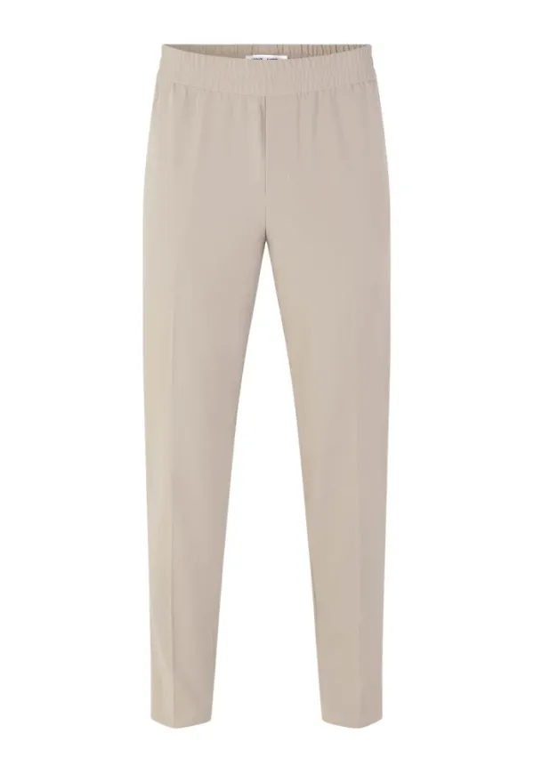 Samsøe Samsøe Breda byxor Beige, Dam