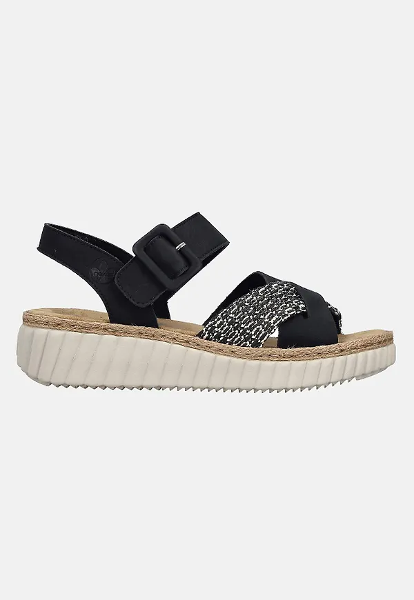 Sandal med remmar