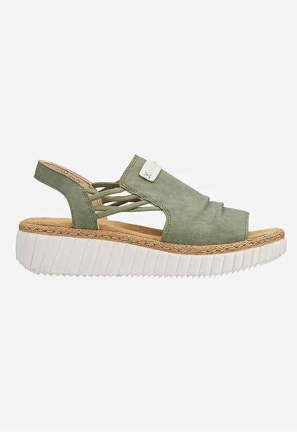 Sandal med resårremmar