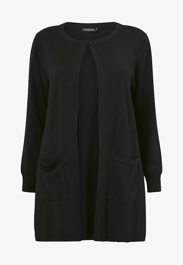 Sandgaard - Cardigan Helsinki Long - Svart