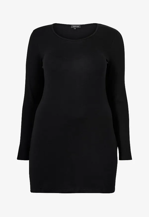 Sandgaard - Topp Amsterdam Slim Long T-shirt - Svart