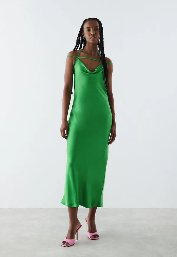 Sanjana cowl neck dress