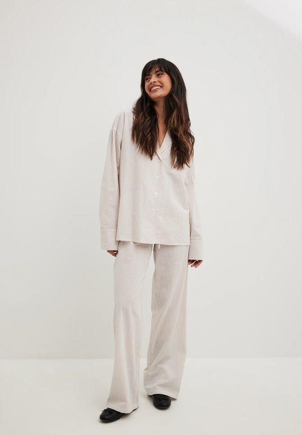 Sanna Jörnvik x NA-KD Pyjamasbyxor - Stripe