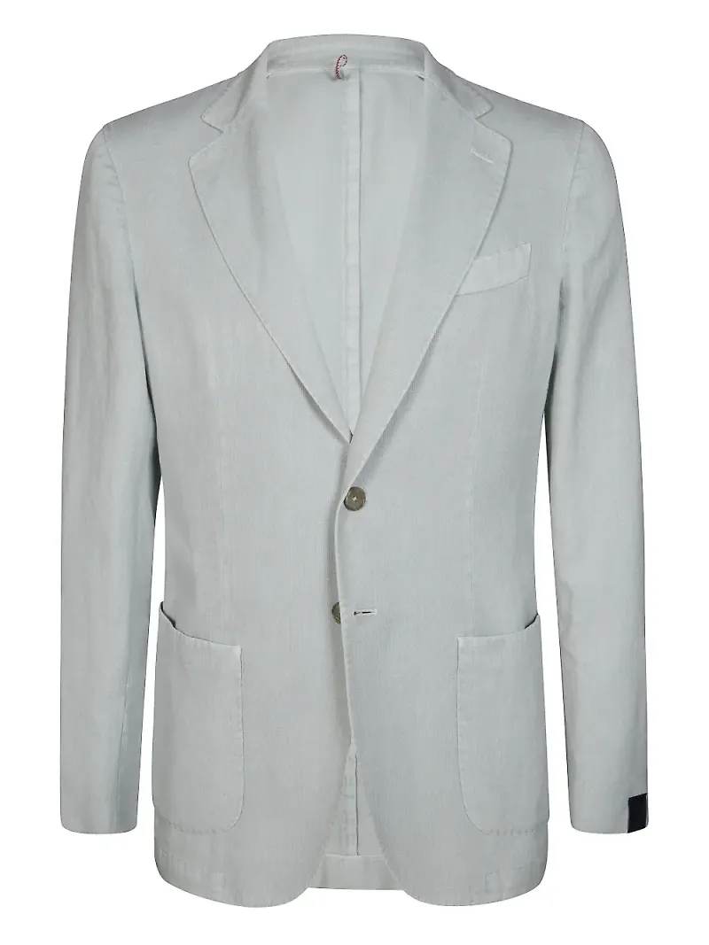 Santaniello enkelknäppt blazer - Blå