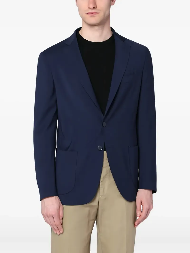 Santaniello enkelknäppt blazer - Blå