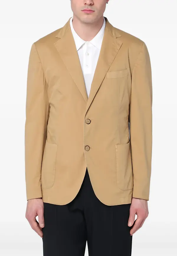 Santaniello enkelknäppt blazer - Neutral