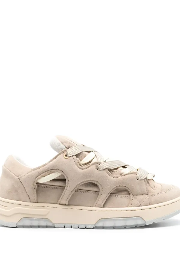 SANTHA Model 1 sneakers i mocka - Neutral